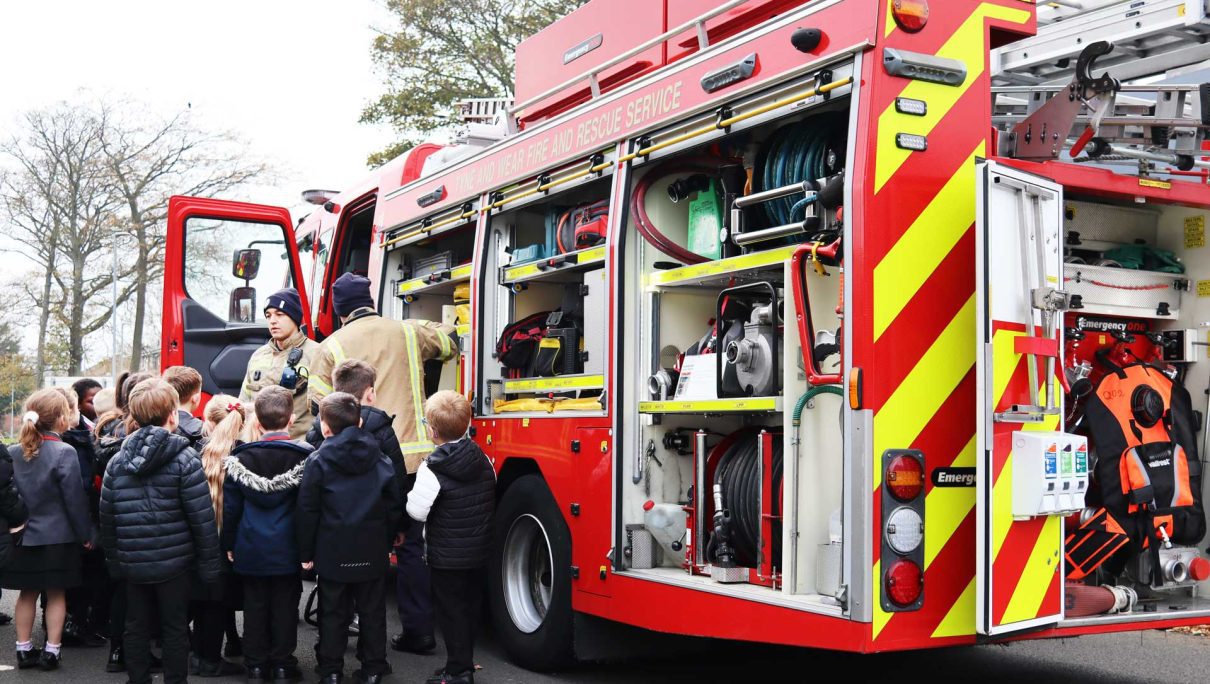 Fire Engine Visit